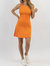 Taylor Knit Mini Dress - Orange