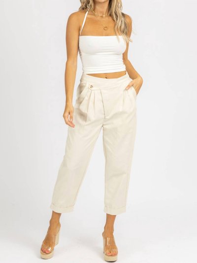 MABLE Woven Asymmetrical Button Pants product