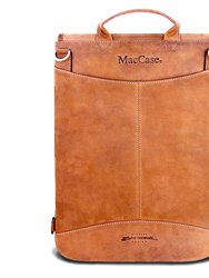 13" MacCase Premium Leather MacBook Flight Jacket w/ Backpack Opt