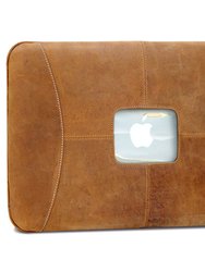 13" MacCase Premium Leather MacBook Pro Messenger Bag w/ Sleeve