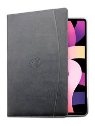 MacCase Premium Leather Ipad Air 10.9 4th Gen Folio Case - Black