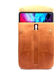 MacCase Premium Leather iPad Pro 12.9 Messenger Bag w/ Sleeve