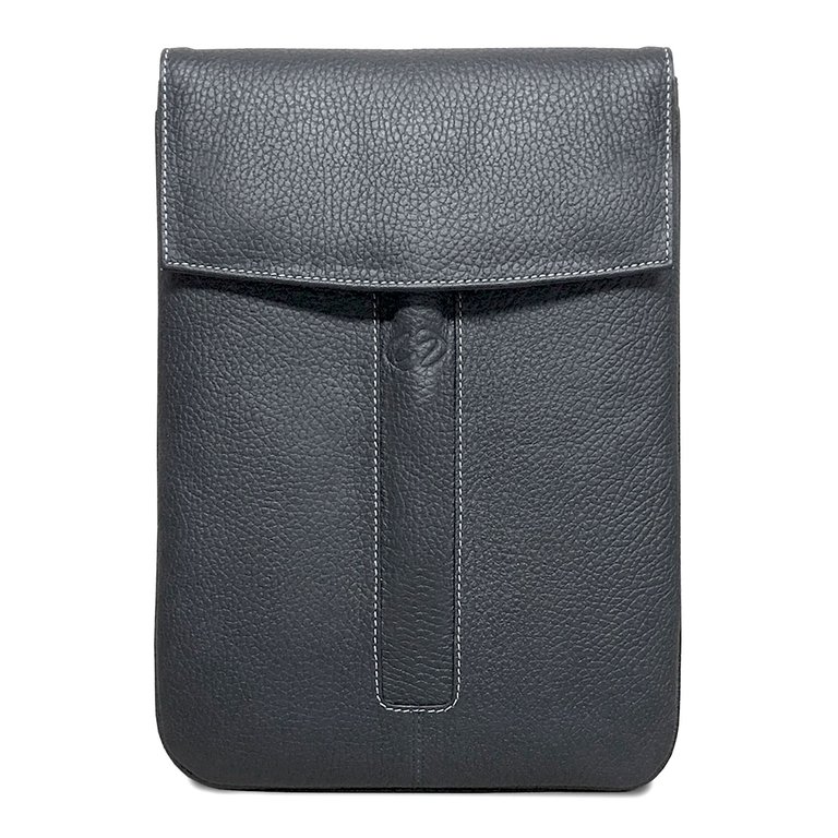 MacCase Premium Leather iPad Pro 12.9 Sleeve - Black