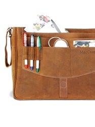 MacCase Premium Leather Messenger Bag