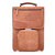 MacCase Premium Leather Vertical BriefCase Backpack - Vintage