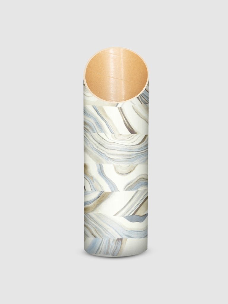 Homi Yoga Mat Tube- Agate Stack - Gold & Cream