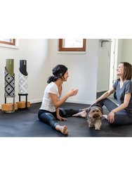 Rhombi Yoga Mat Stand -  Black