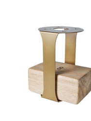 Yoga Block Floor Stand | Gold