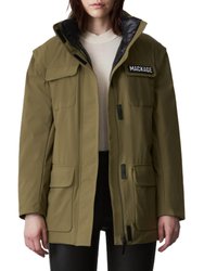 Agata Field Jacket In Olive - Olive