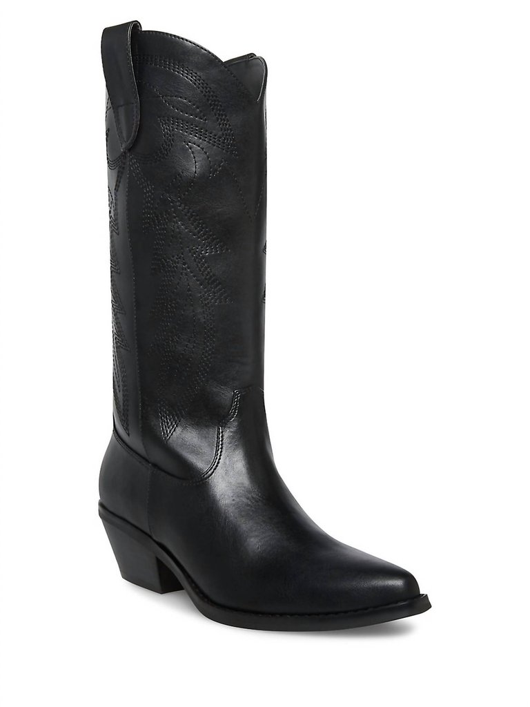 Redford Western Boot In Black