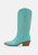 Redford Western Boot In Turquoise - Turquoise