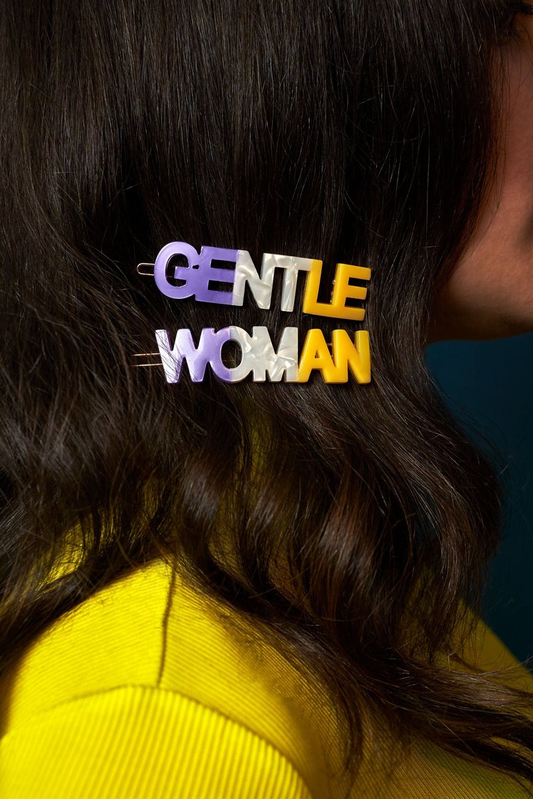 Gentlewoman’s Agreement™ Hair Clip Set in Purple