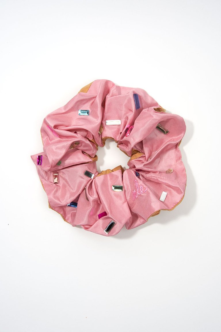 Glazed Scrunchie - Pink