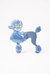 Hazel The Blue Poodle Hair Pin - Blue