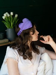 Heart Sleep Mask in Violet - Violet