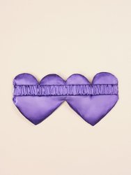 Heart Sleep Mask in Violet