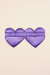 Heart Sleep Mask in Violet