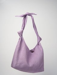 Nodo Linen Tote in Lavender