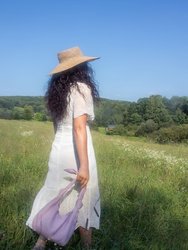 Nodo Linen Tote in Lavender