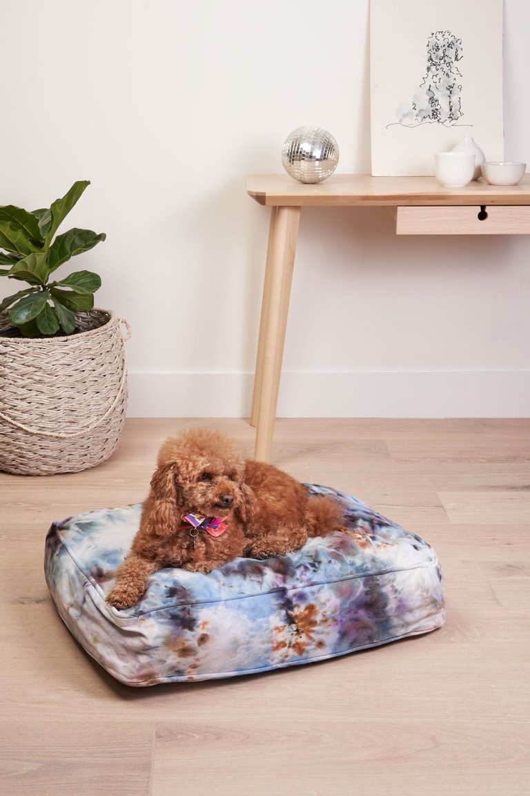 Tie Dyed Dog Bed in Chill - Chill