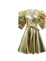 Abundance Mindset Dress - Gold