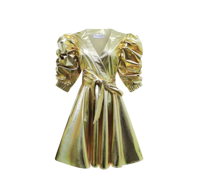 Abundance Mindset Dress - Gold