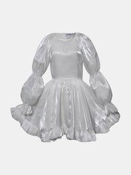 Le Sireneuse Dress - Glass Organza(White) - Glass Organza - White