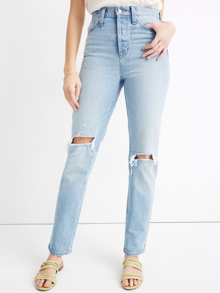 Classic High Rise Full Length Straight Fit Jeans - Hartsville