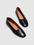 Cory Square Toe Leather Flat