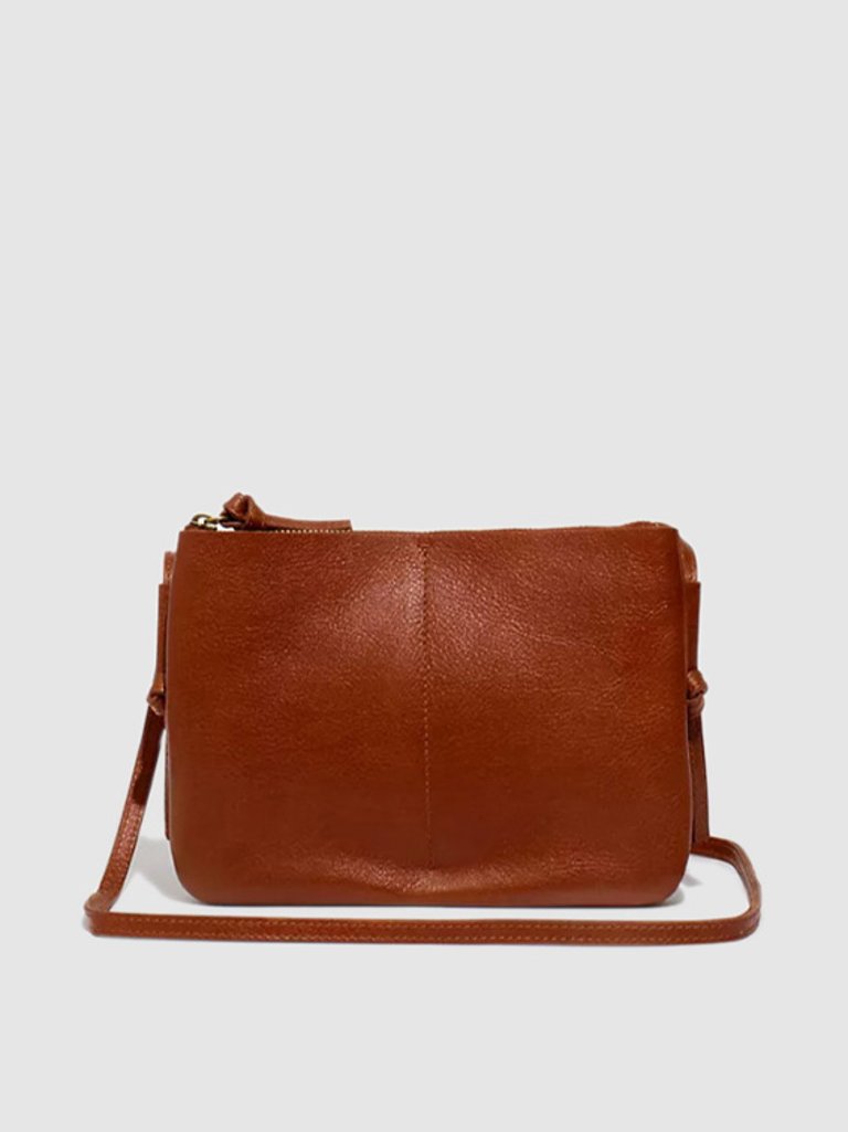 EW Knot Crossbody Bag - English Saddle