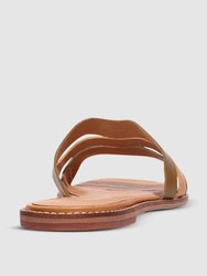 Joy Wavy Lizard Colorblock Slip On Sandals