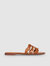 Joy Wavy Slide Leather Sandals