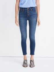 Mid Rise Skinny Crop Jeans 