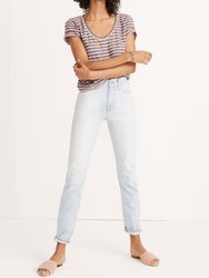 Perfect Summer High Rise Ankle Length Straight Jeans