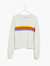 Rainbow Inset Crop Sweatshirt