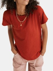 Sorrel Whisper Crew Neck Tee - Kilt Red