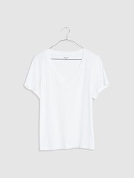 Whisper Cotton V-Neck Tee