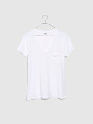 Whisper Cotton V-Neck Tee