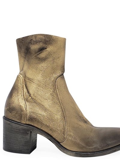Madison Maison Antique Gold Leather Ankle Boot product