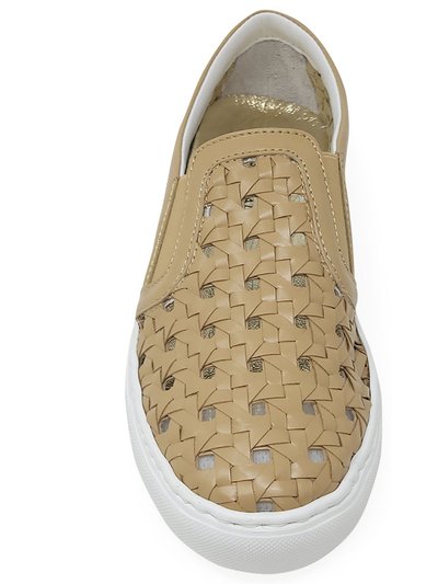 Madison Maison Beige Leather Woven Sneaker product