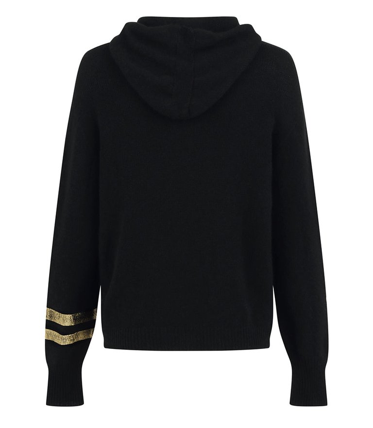 Black Cashmere Hoodie