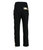 Black Cotton Sweatpants With Laminated Band