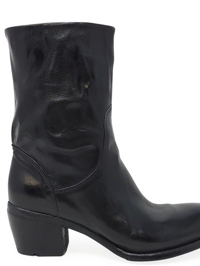 Madison Maison Black Leather Mid Calf Boot product
