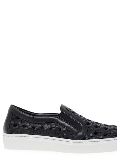 Madison Maison Black Leather Woven Sneaker product