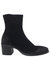 Black Suede Ankle Boot - Black