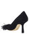 Black Suede Heel Pump