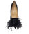 Black Suede Heel Pump