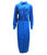 Blue Silk Dress - 8524 Blue