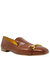 Cognac Square Toe Loafer