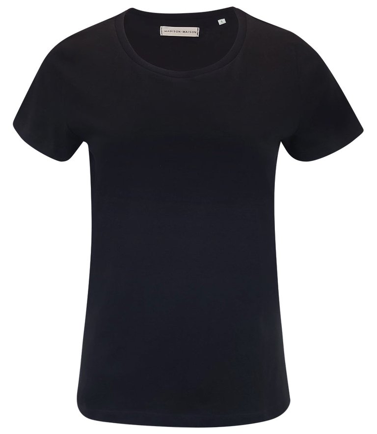 Cotton Black T Shirt - Black